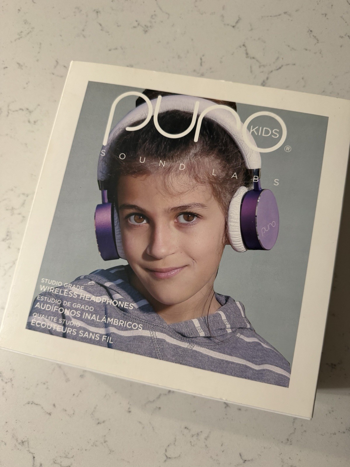 Puro Sound Labs BT2200s Bluetooth Headphones Purple With Case Original Packaging