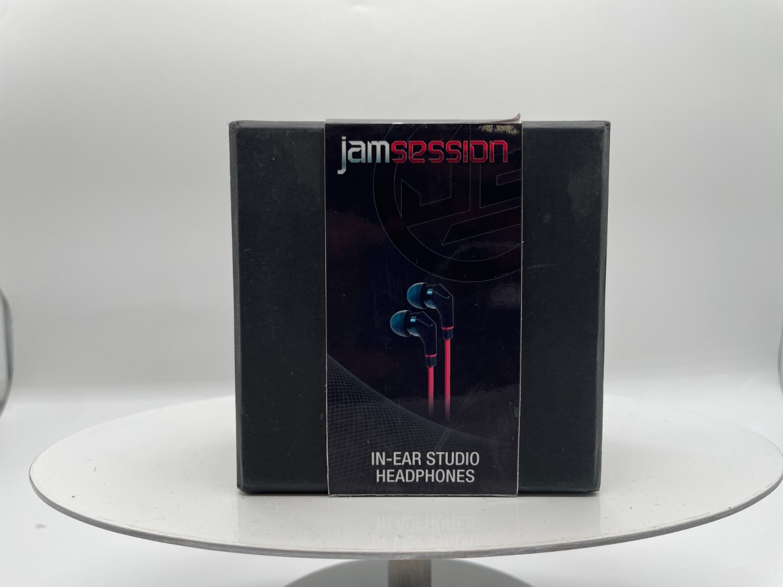 I/O MAGIC JAM SESSION PREMIUM IN EAR STUDIO HEADPHONES WITH MICROPHONE RED