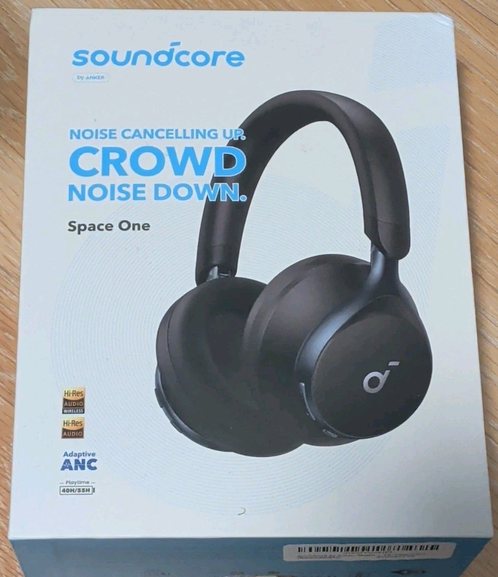 Soundcore Space One Wireless Headphones 2X Stronger Voice Reduction 40H ANC Play