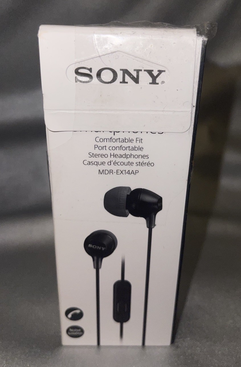 MDR-E14AP Earbuds Wired Headset with Microphone 3.5mm Jack