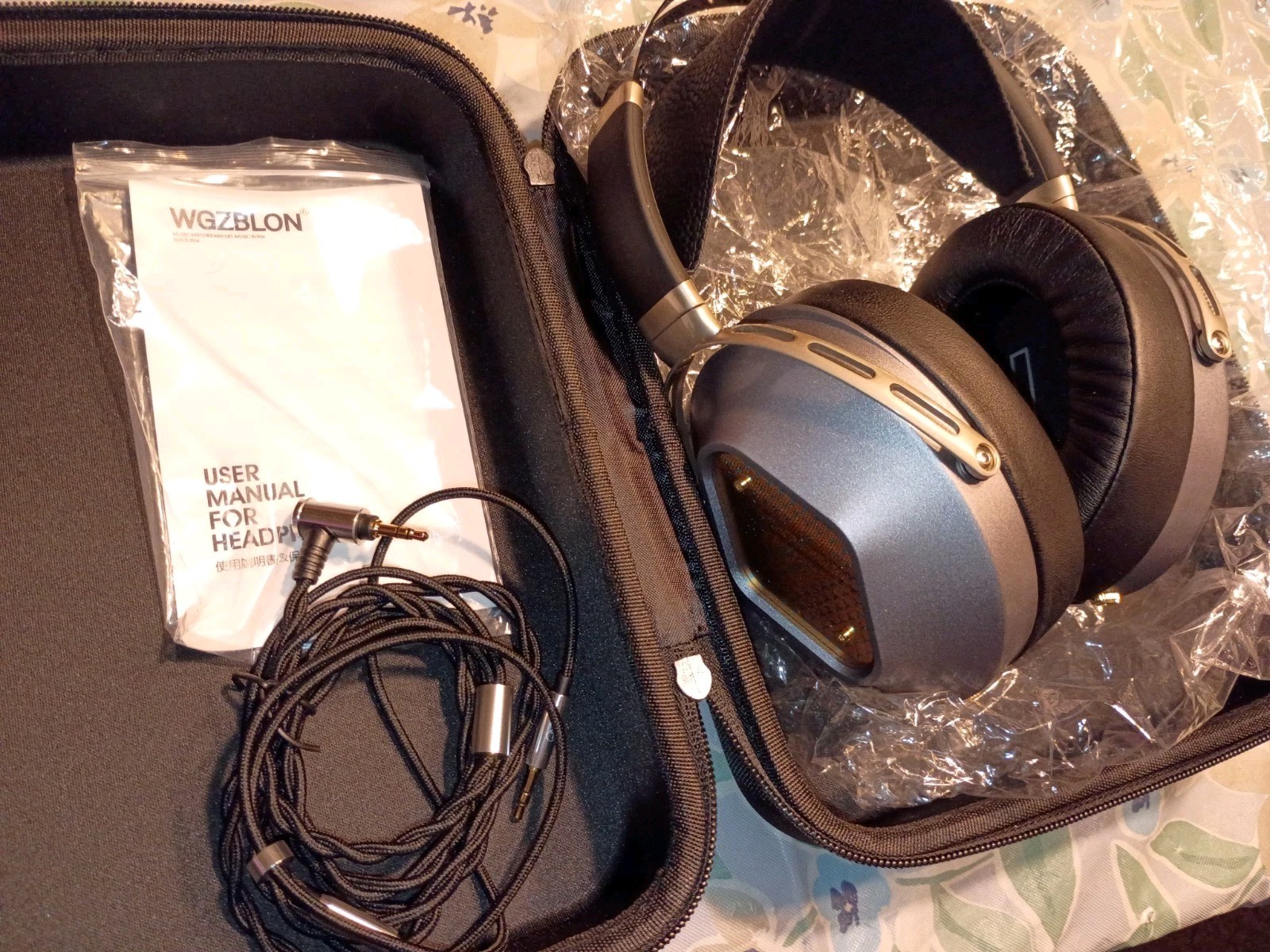 WGZBLON B60 1.5m conductor 50mm trumpets Headphone independent 32 ohms 100dB