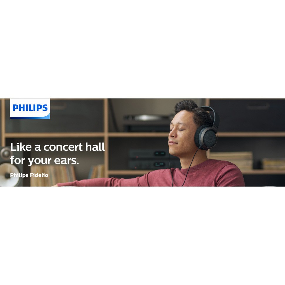 Philips Fidelio X3 Wired Over Ear Open Back Headphones