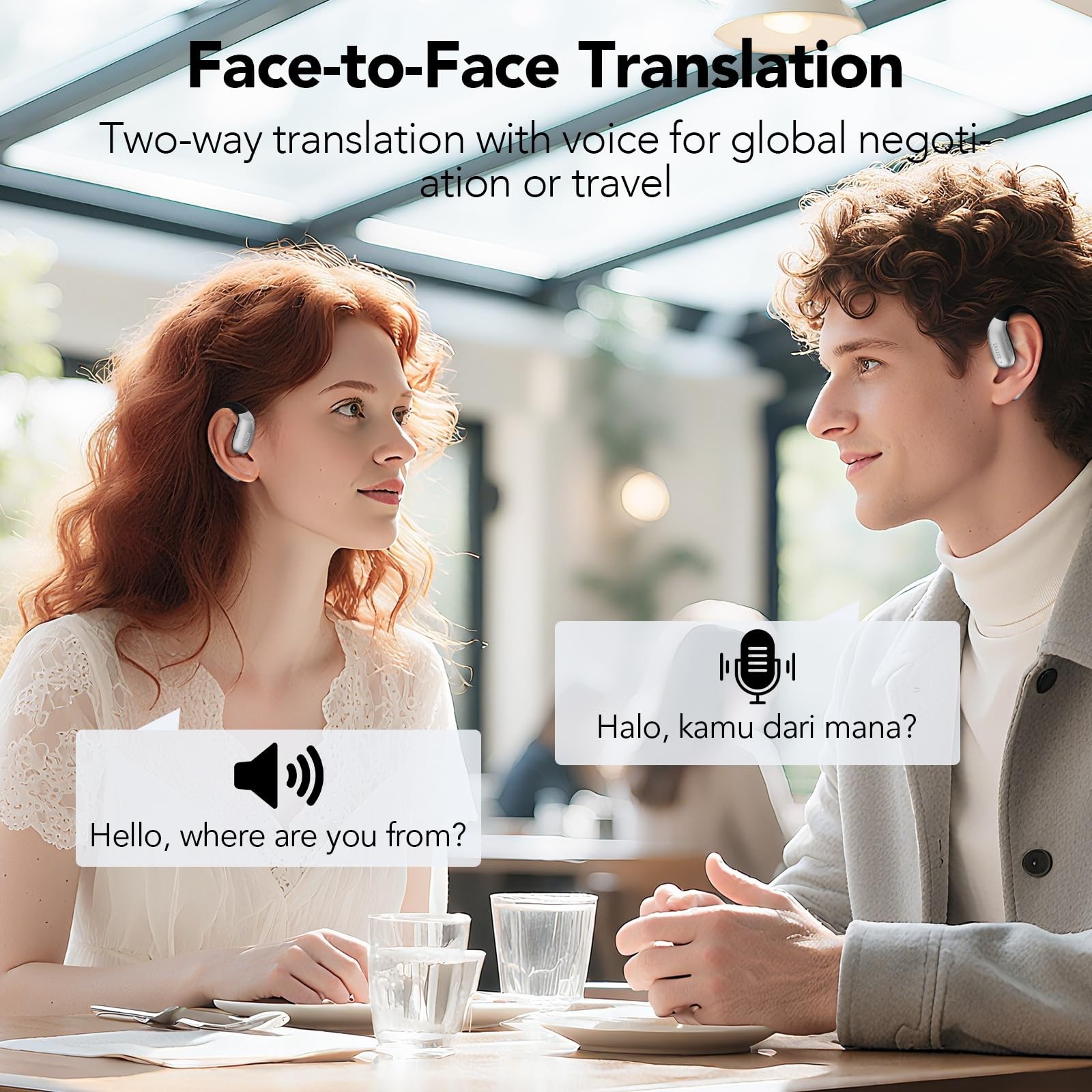MINISO X28 Wireless Earbuds Bluetooth 6.0 Headset TWS AI Translator Earphone