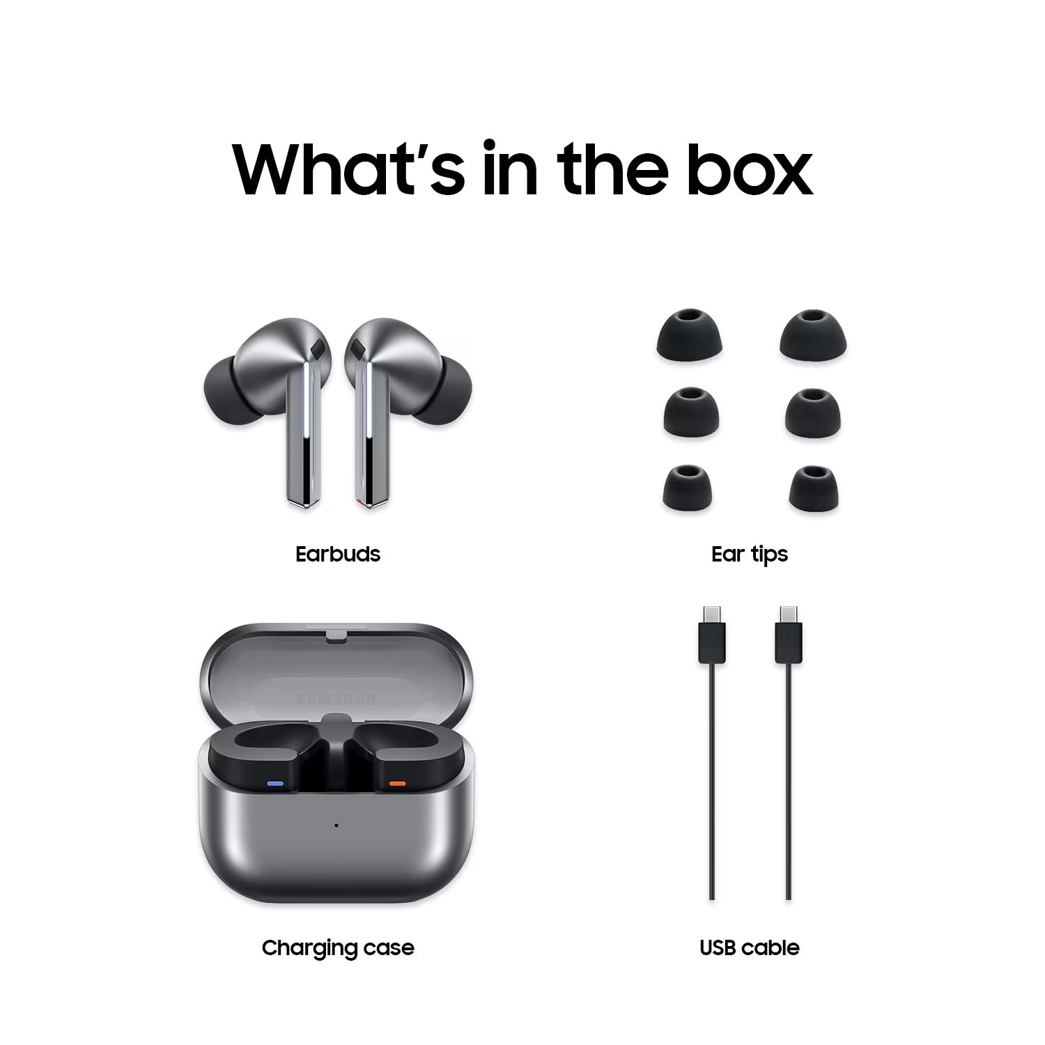 Samsung Galaxy Buds3 Pro Wireless Bluetooth Earbuds – Silver