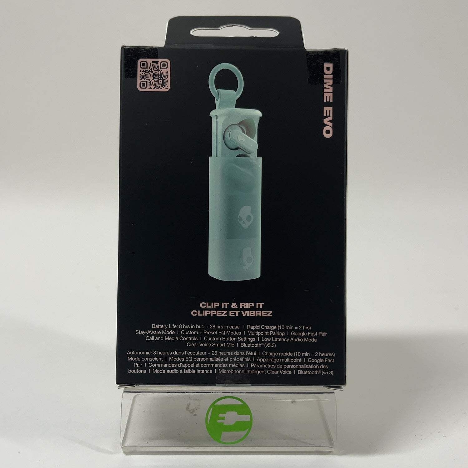 New Skullcandy Dime Evo Water Resistant Wireless Earbuds Preppy Summer Resort