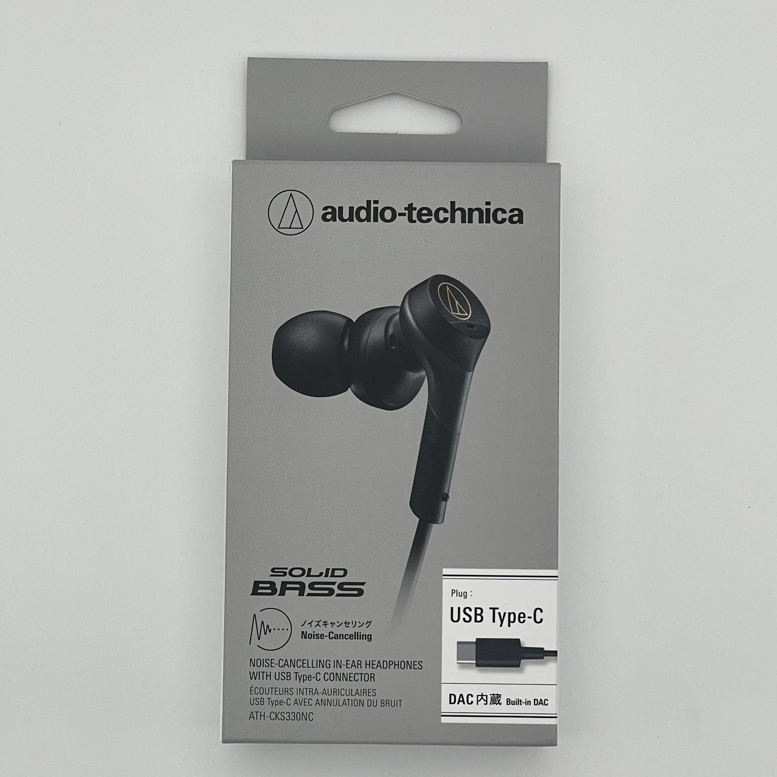 Audio-Technica ATH-CKS330NC BK Noise-Canceling USB Type-C BLACK