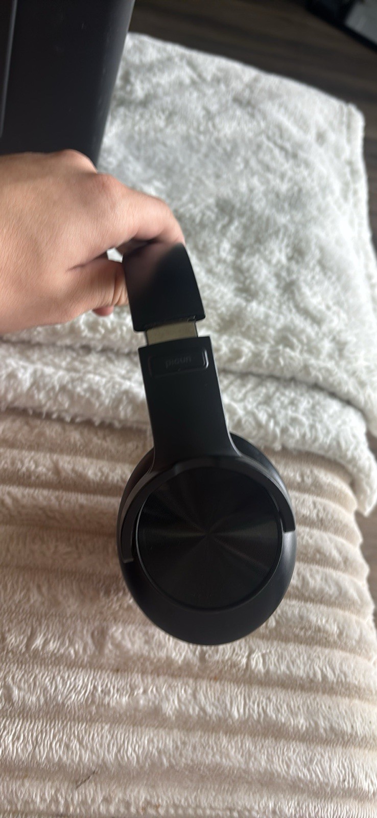 Picun B8 On-Ear Headband Headphones Black Bluetooth USB-C (Used)
