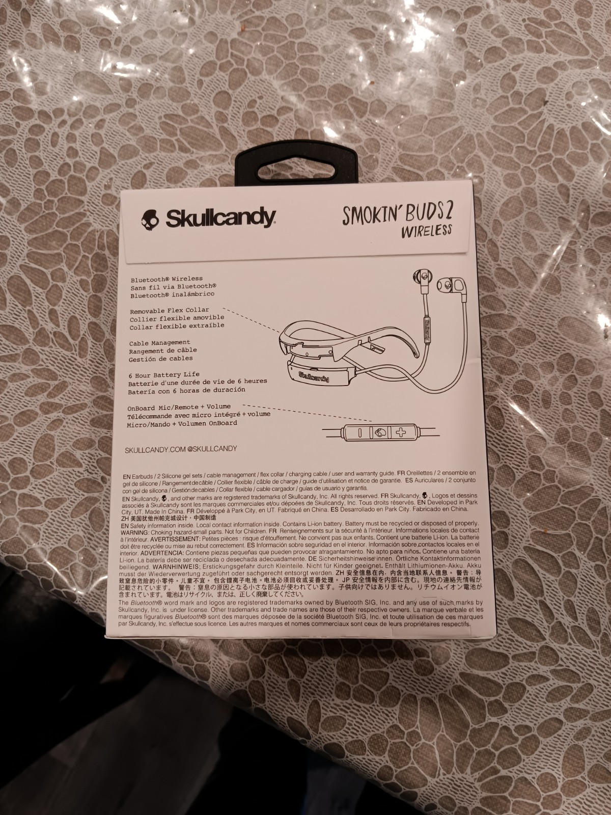 New In Box Skullcandy Smoking Buds 2 Bluetooth Headphones