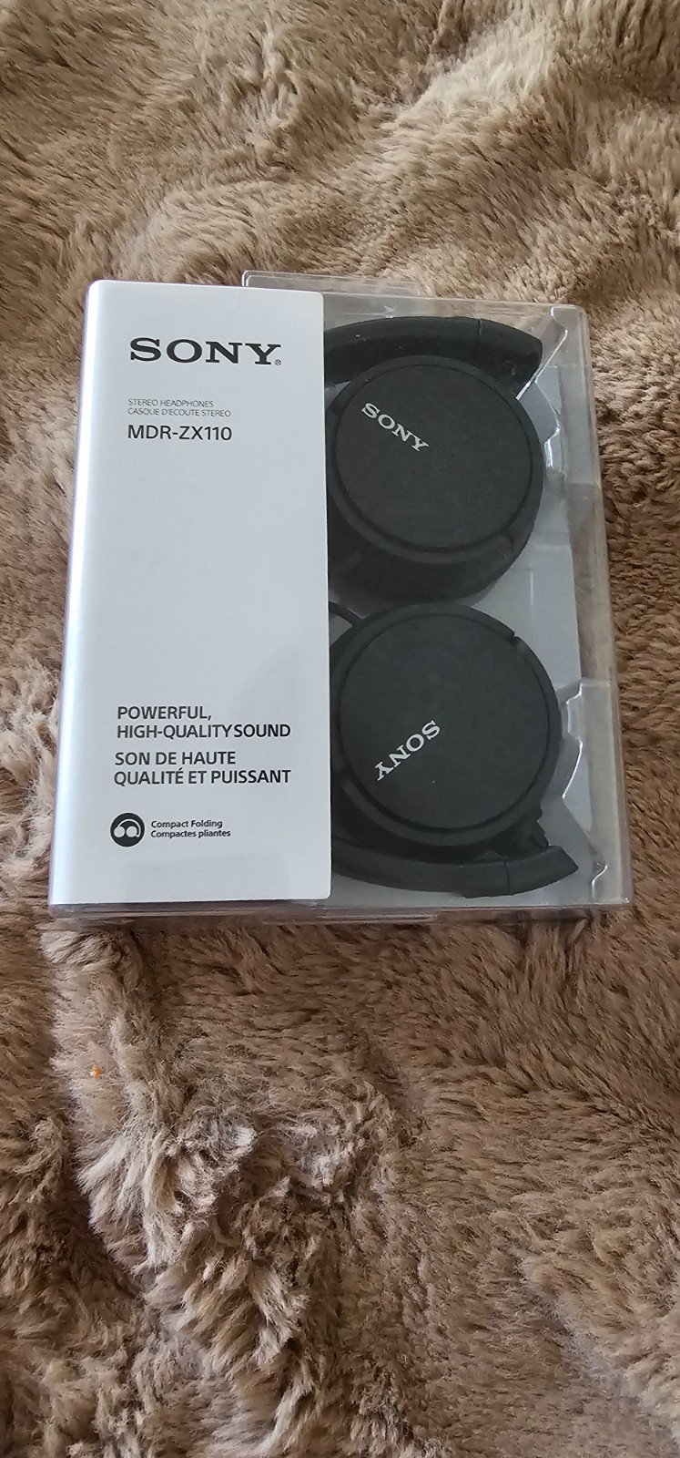 Sony High Quality Sound Headphones – MDR-ZX110, Black