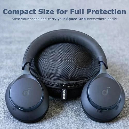 Hard Case for Soundcore by Anker, Space One, Active Noise Cancelling Headphones,