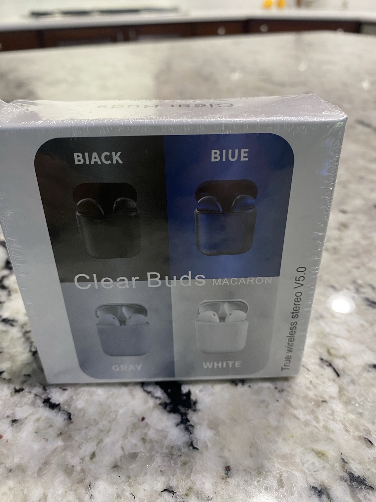 New White Clear Buds Android iOS BT5.0 True Wireless Stereo V5.0