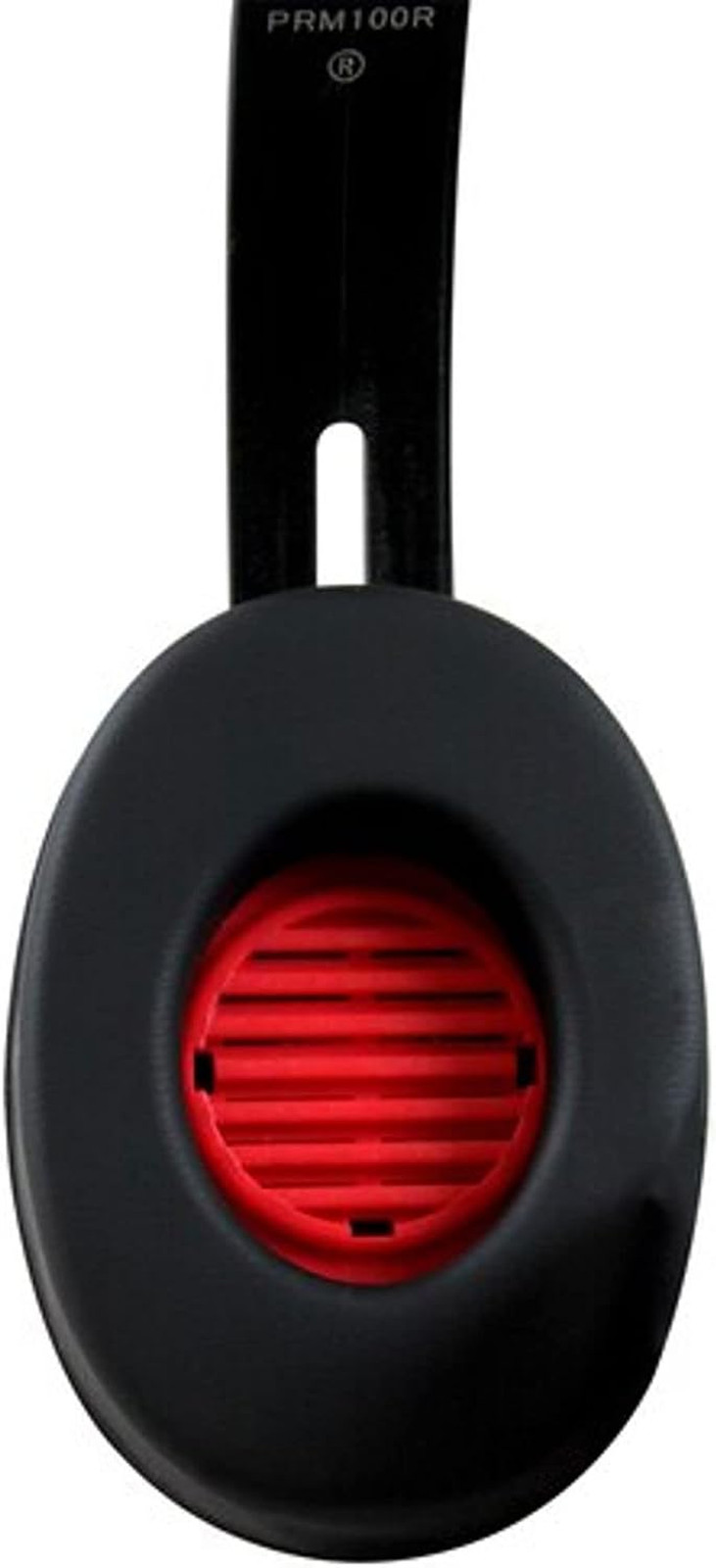 Primo Stereo Headphones – Red | Noise‑Reducing Ear Cups, Chew‑Resistant Dura‑Cor