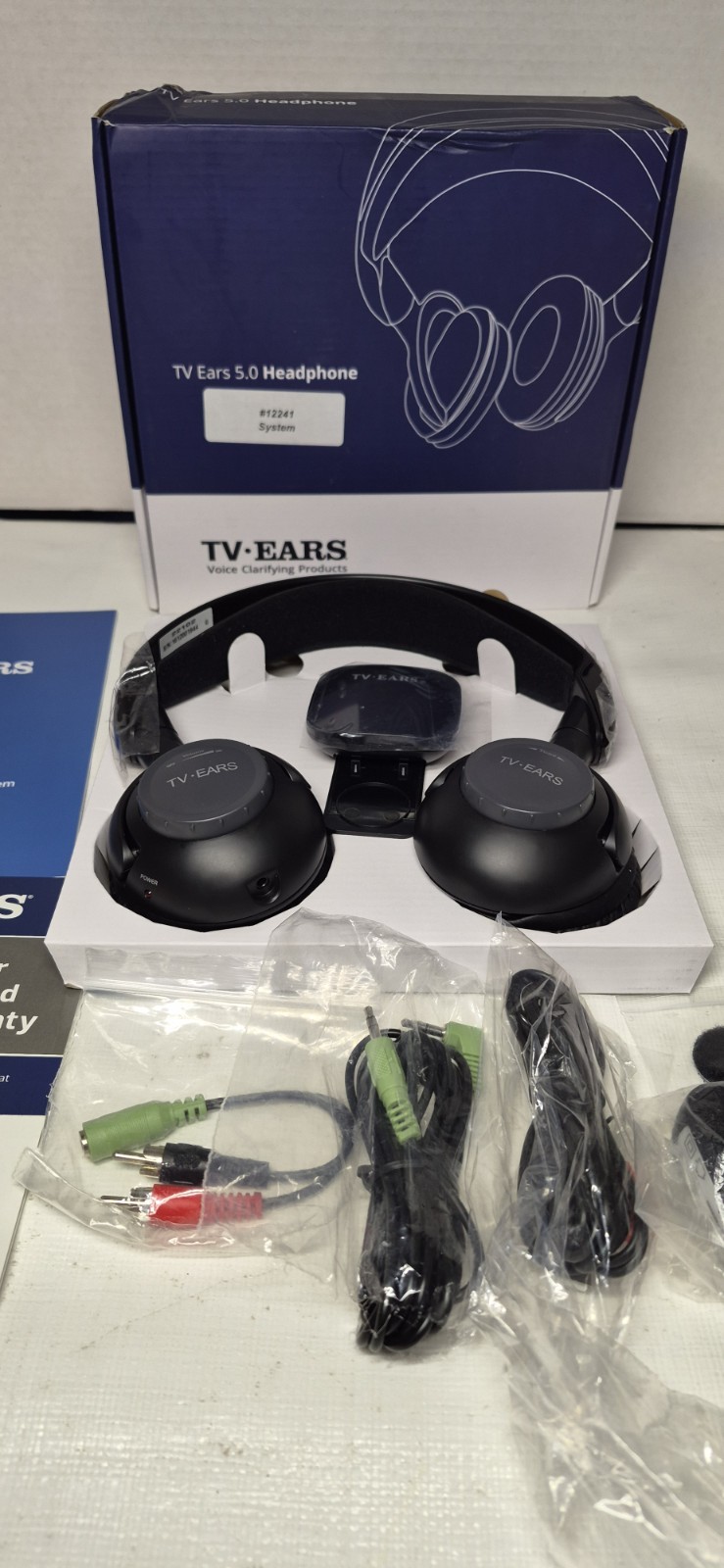 New – Open Box – tv ears 5.0 wireless headset Over Ear headphones
