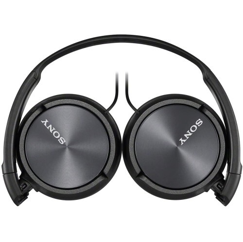 Sony MDR-ZX310AP Wired On-Ear ZX Series Headphones w/Mic for Smartphones -Black