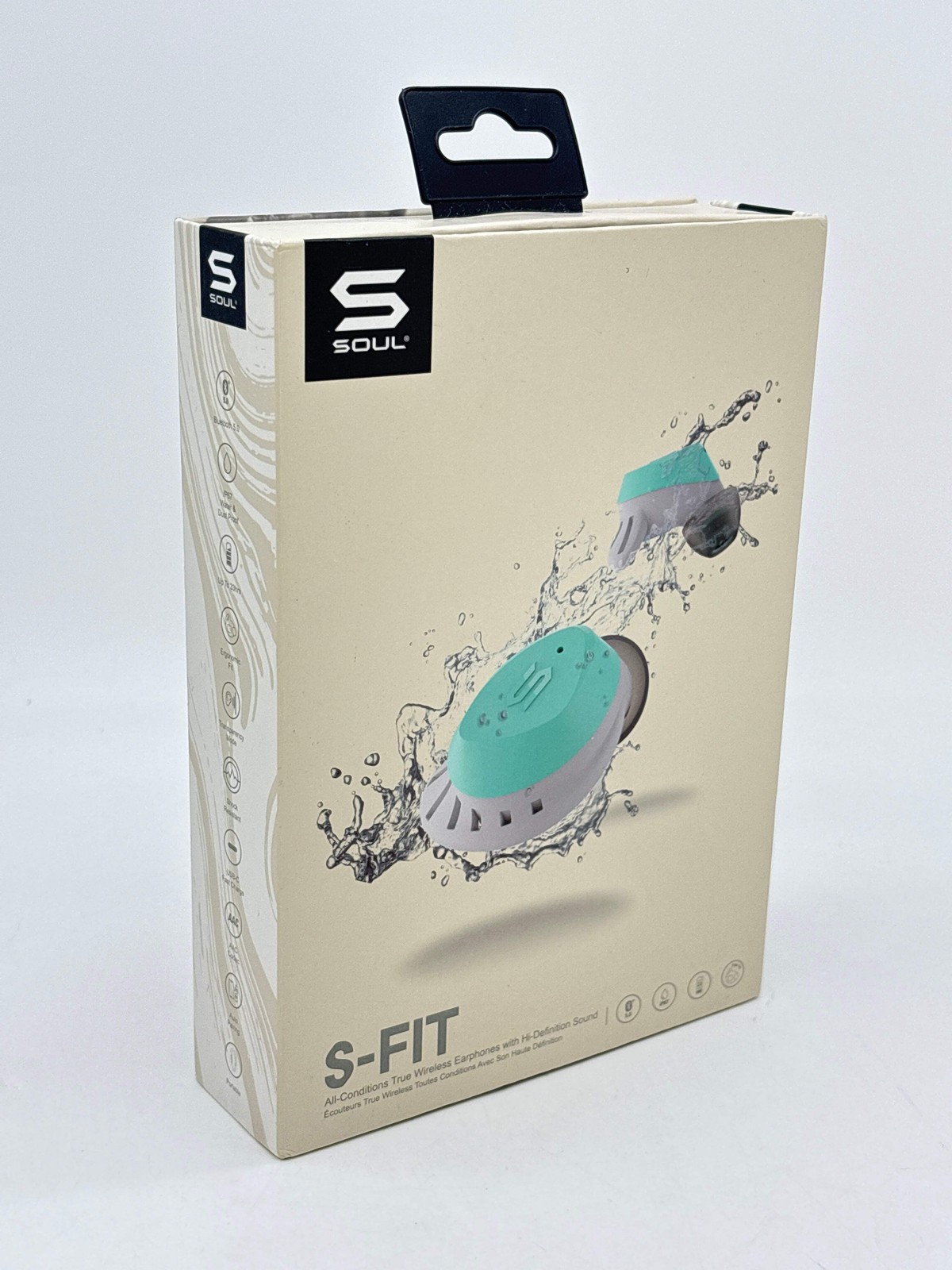 Soul S-Fit True Wireless Headphones Hi Definition Sound w/ All Accessories.