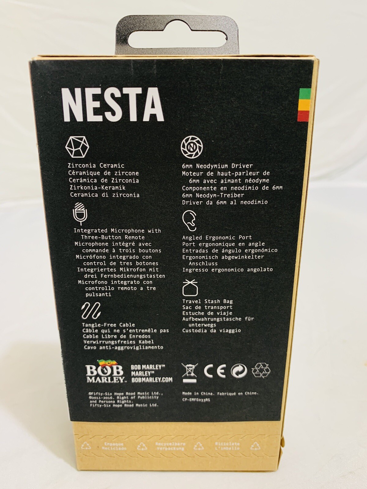 HOUSE OF MARLEY NESTA WIRED 3.5MM IN-EAR ISOLATING EARBUDS – EM-FE033-RS