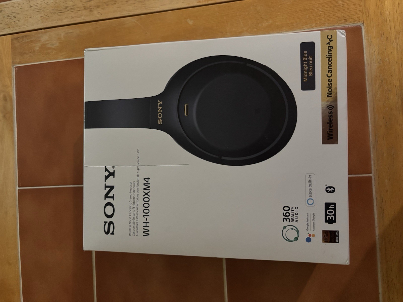 Sony WH-1000XM4 Midnight Blue Limited Wireless Headphones (READ)
