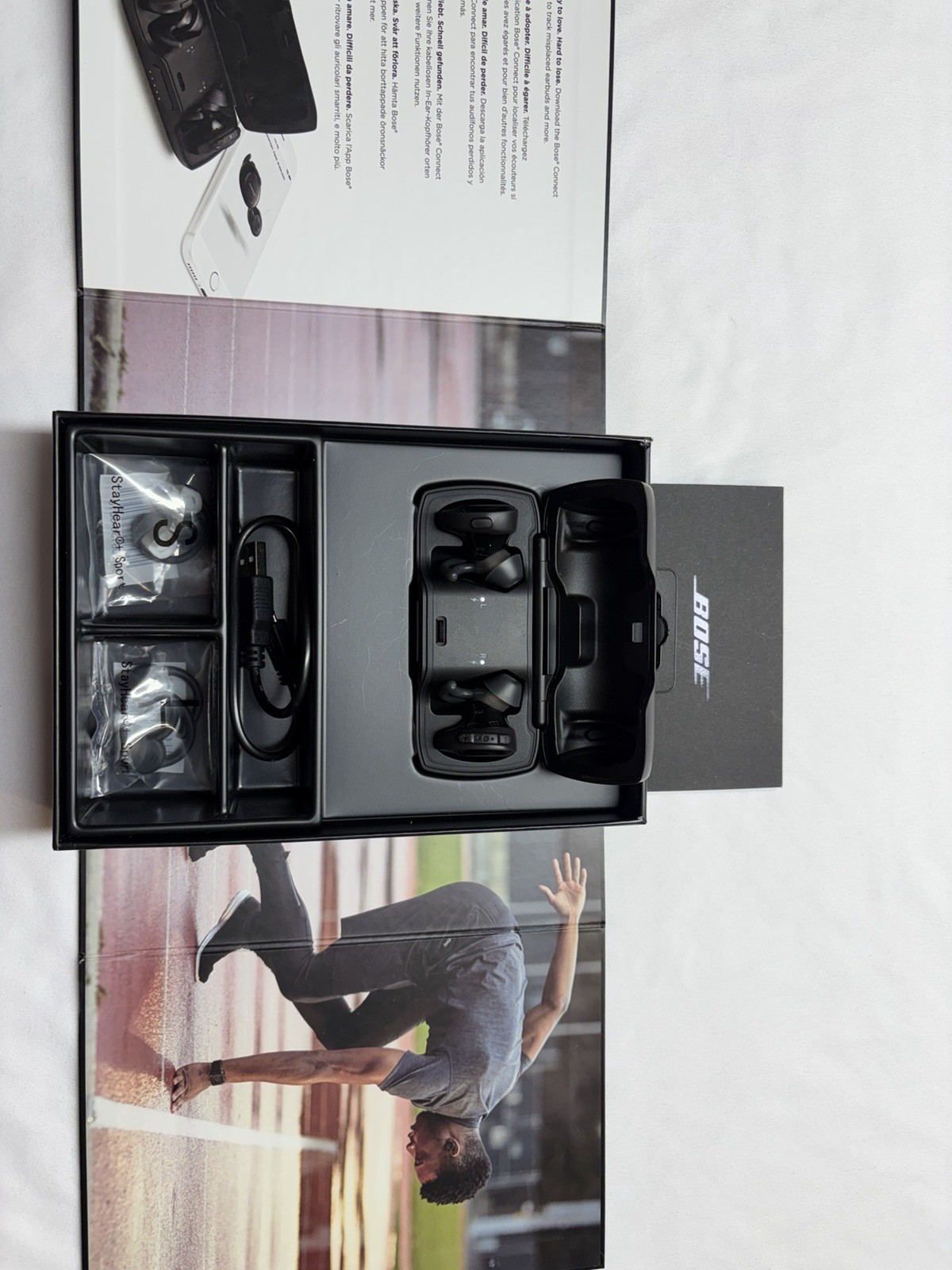 Bose SoundSport Free In Ear Wireless Headphones – Black
