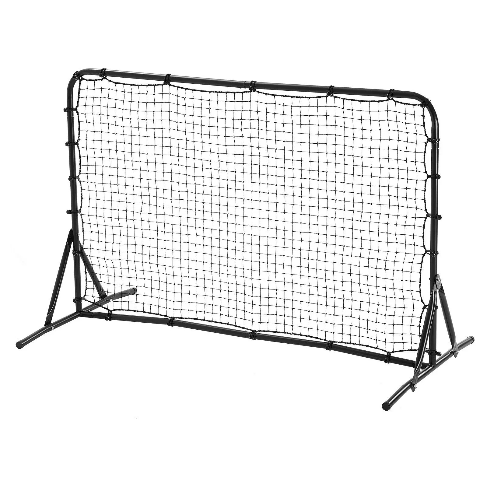 Soccer Rebound Trainer, 6x4FT Iron Soccer Training Equipment, Sports Football R