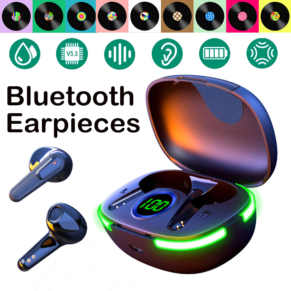 Wireless Headphones Bluetooth Noise Cancelling Stereo Earphones Over Ear Headset