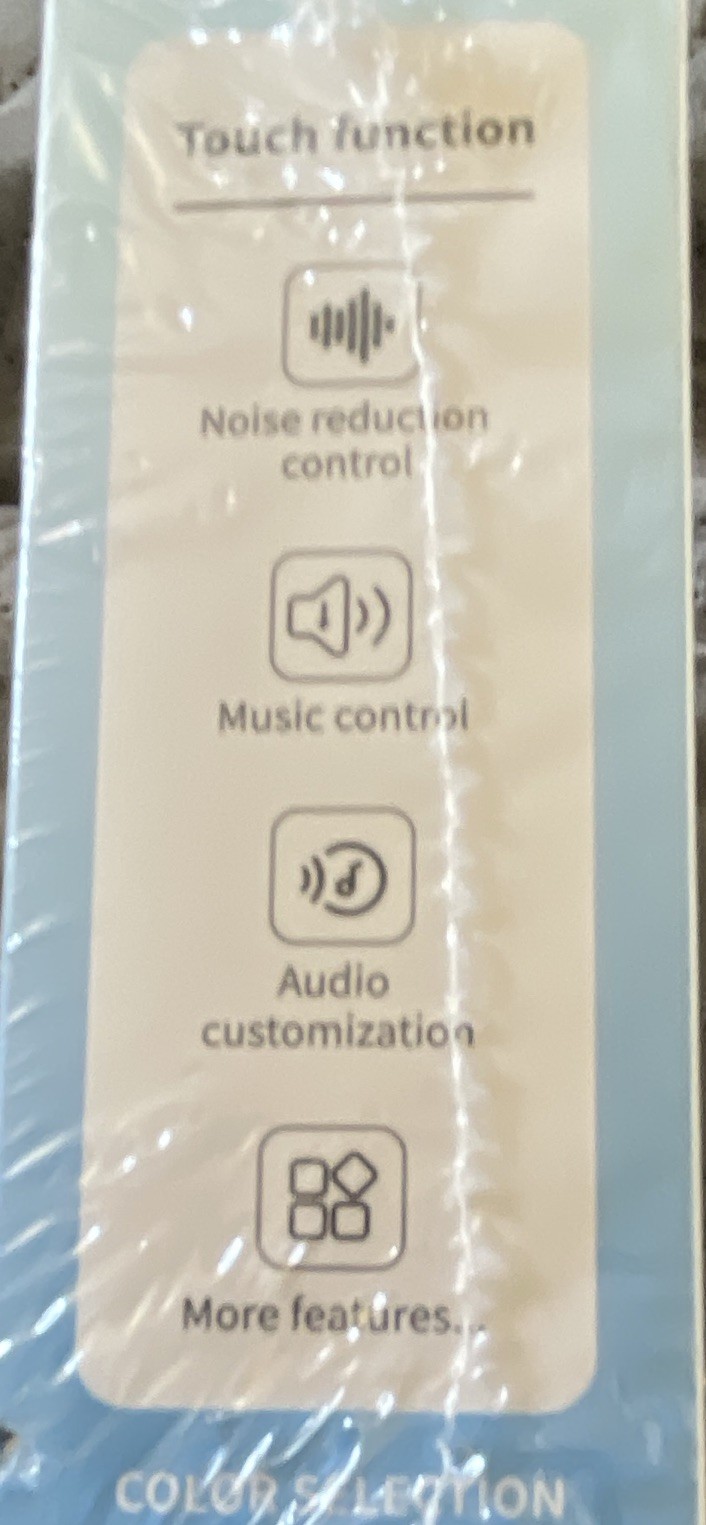 Dreamda LX-10 AI Translator Bluetooth Earbuds ANC Touch Control Purple