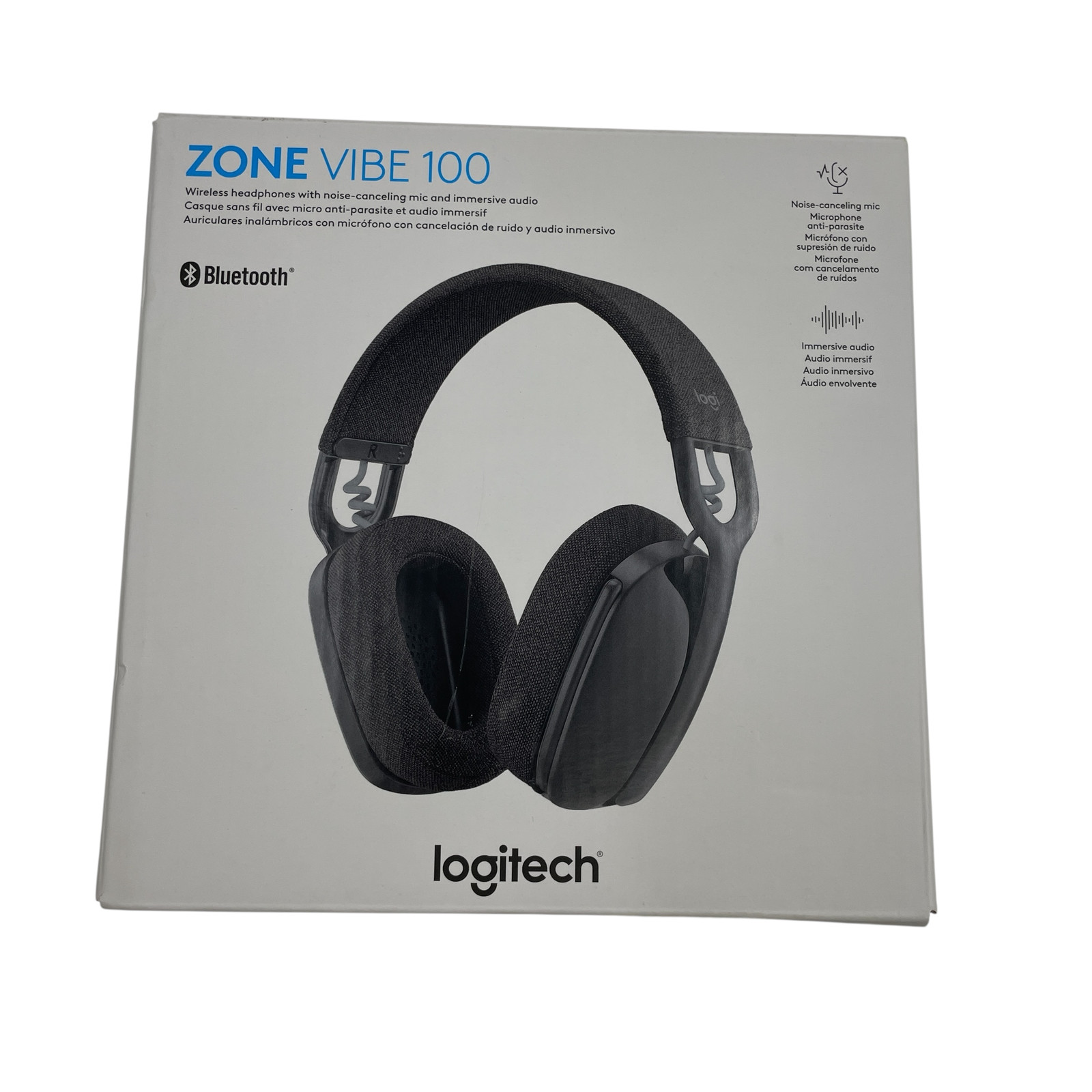 Logitech Zone Vibe 100 Wireless Over-Ear Headphones #U7957 (VH)