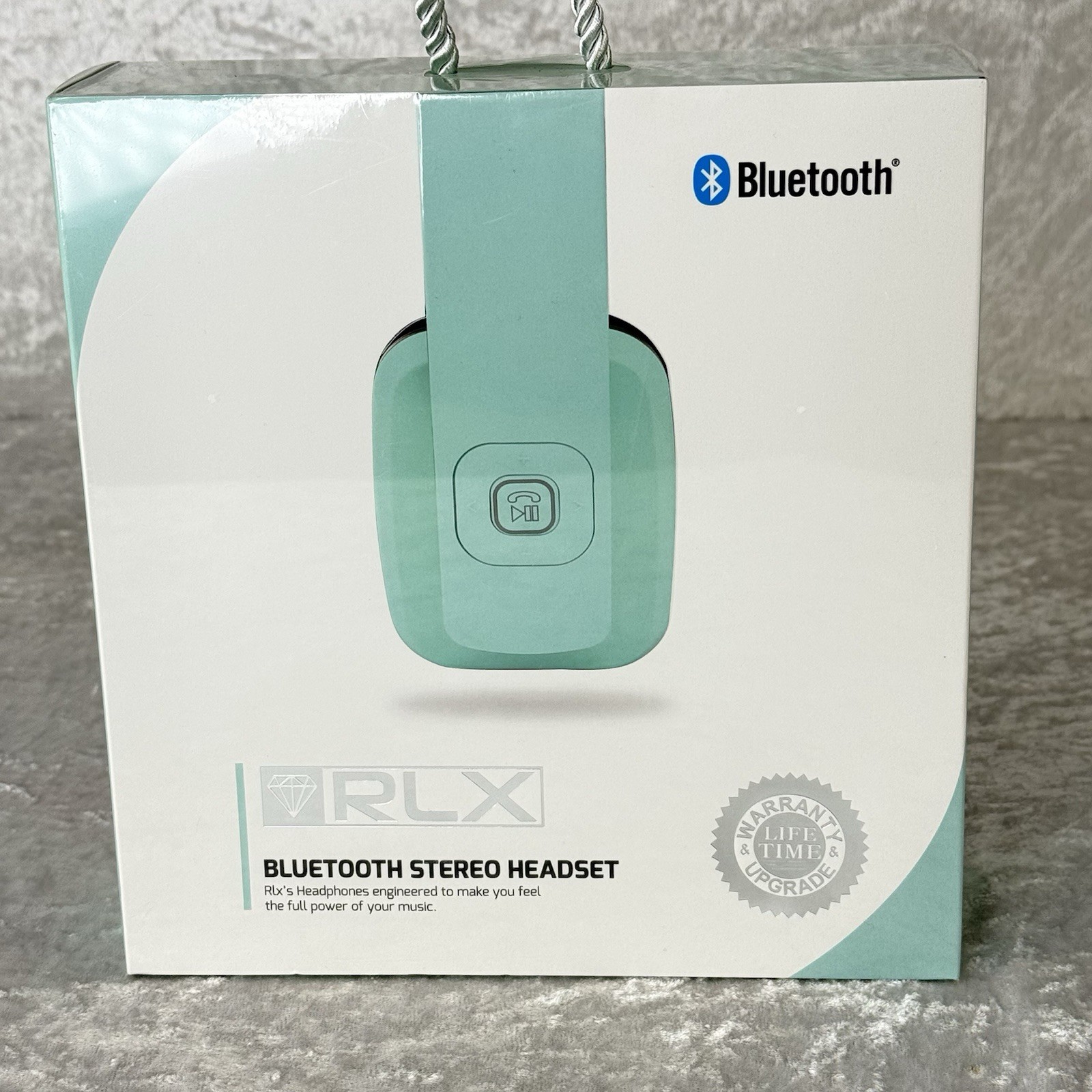RLX Bluetooth Stereo Headset – RLX-100 – Mint Green – New, Sealed