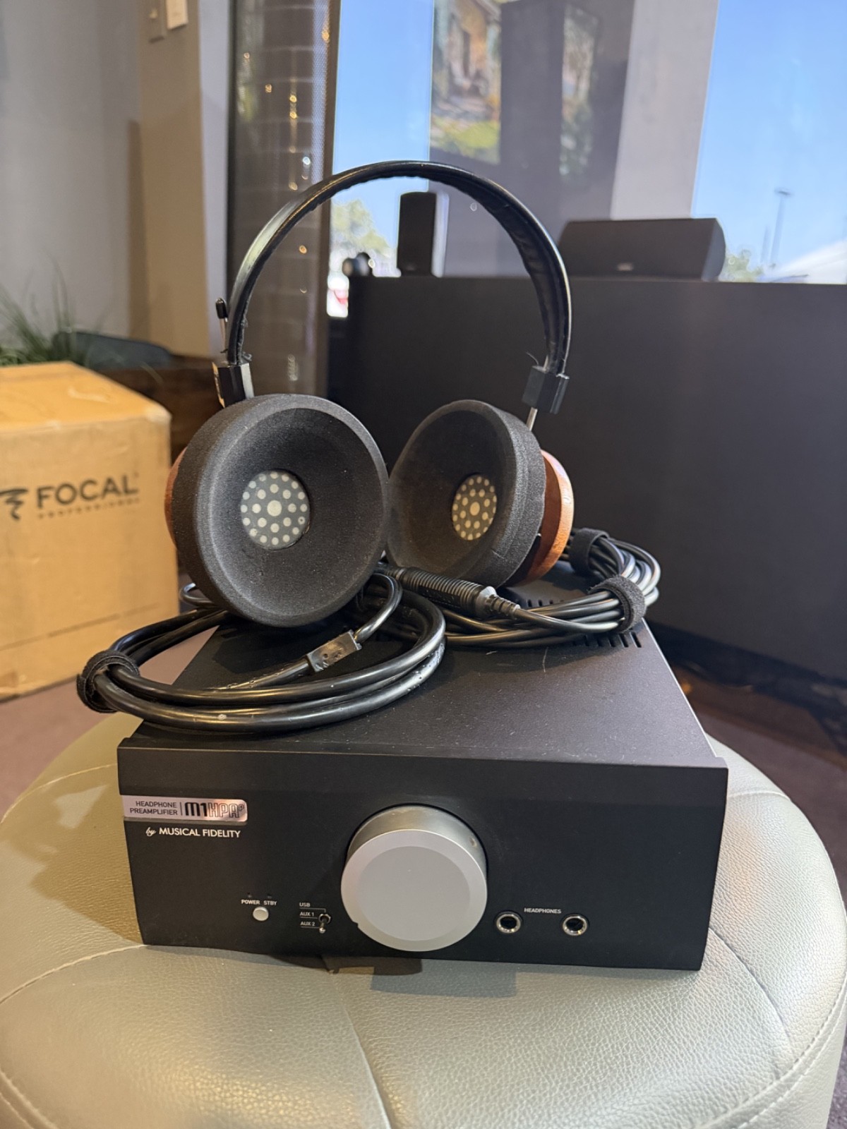 Grado GS1000 Statement Series Wired On-Ear Headphones Brown/Black 6ft