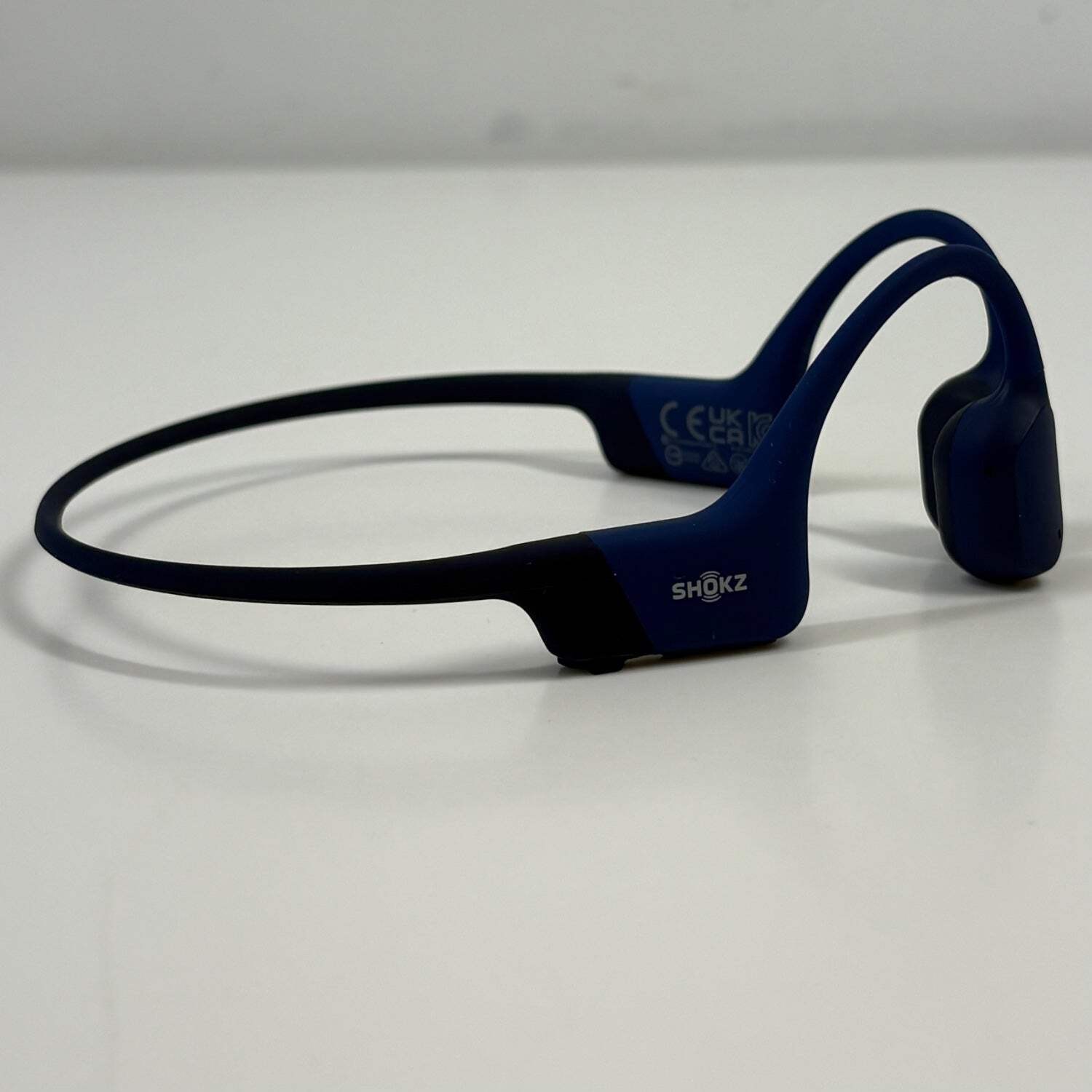 Shokz OpenRun Open-Ear Bone Conduction Sport Headphones Blue S805