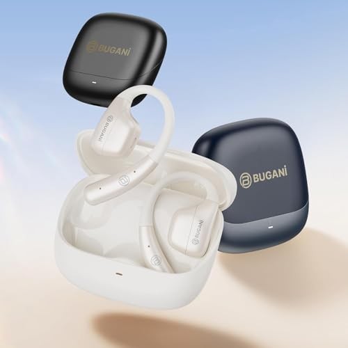 Open Ear Earbuds, Open Ear Headphones Running Earbuds Wireless Dark Black