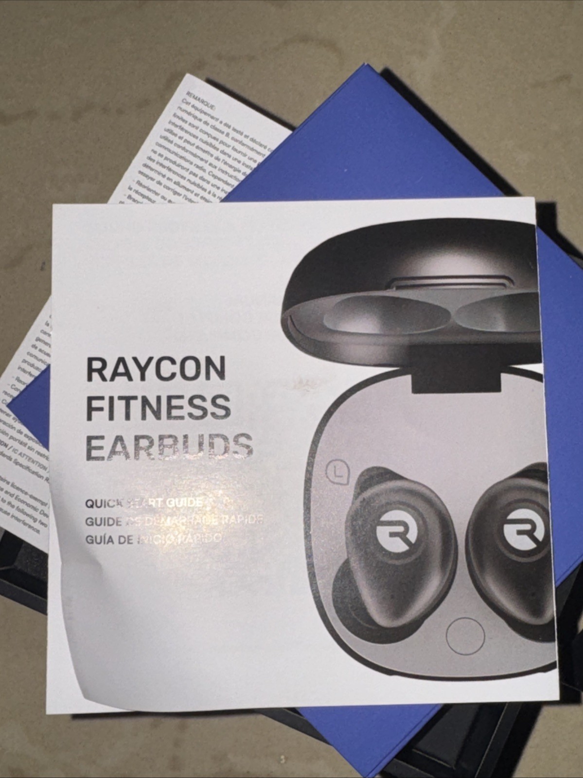 Raycon RBE745-23E-PUR The Fitness Earbuds Active Noise Cancellation “ Purple “