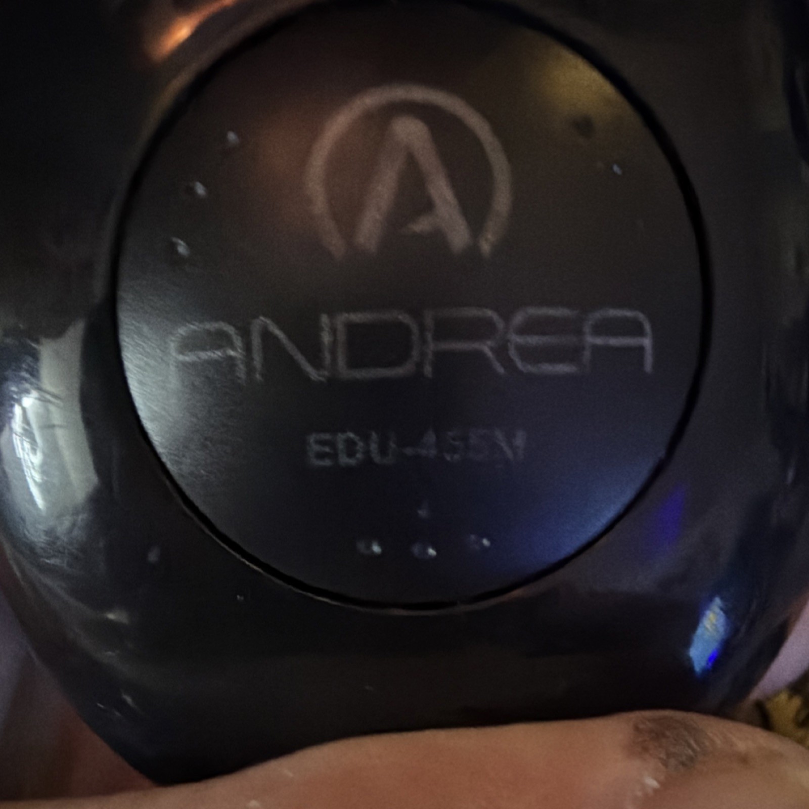 Andrea EDU-455IV Over-Ear Wired Headset 3.5mm Boom Mic Stereo 40mm 6ft