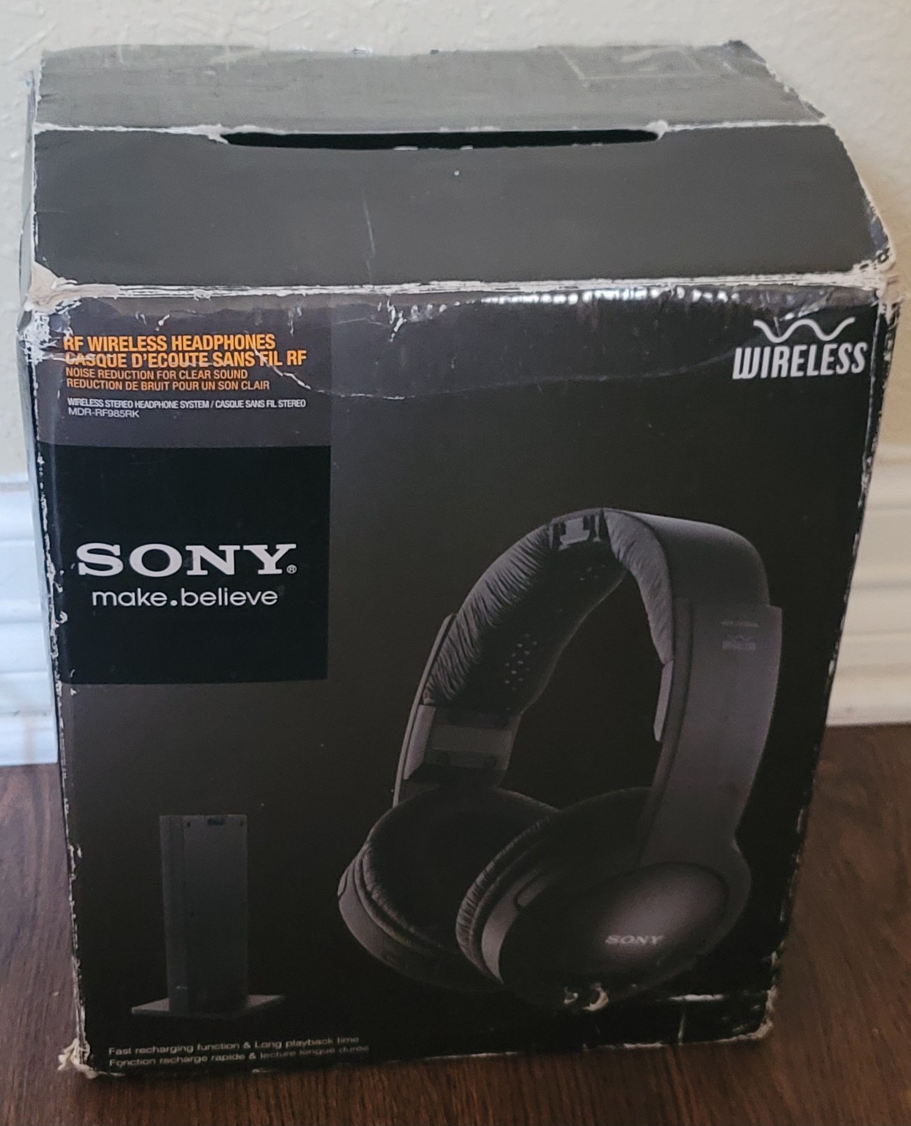 Sony MDR-RF985RK Over Ear Headphones – Black