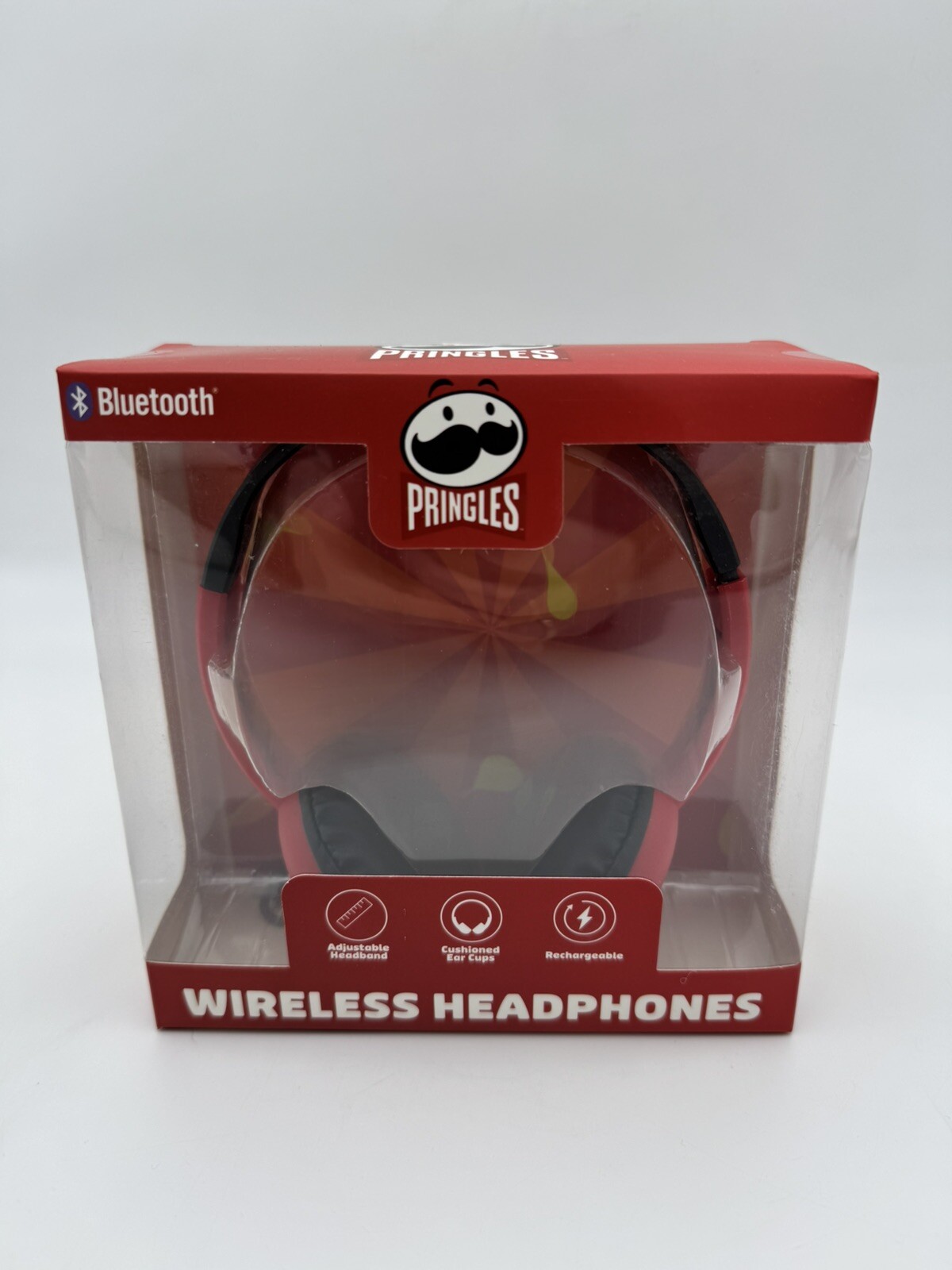 New In Box Pringles Wireless Headphones Set Back to school Bluetooth