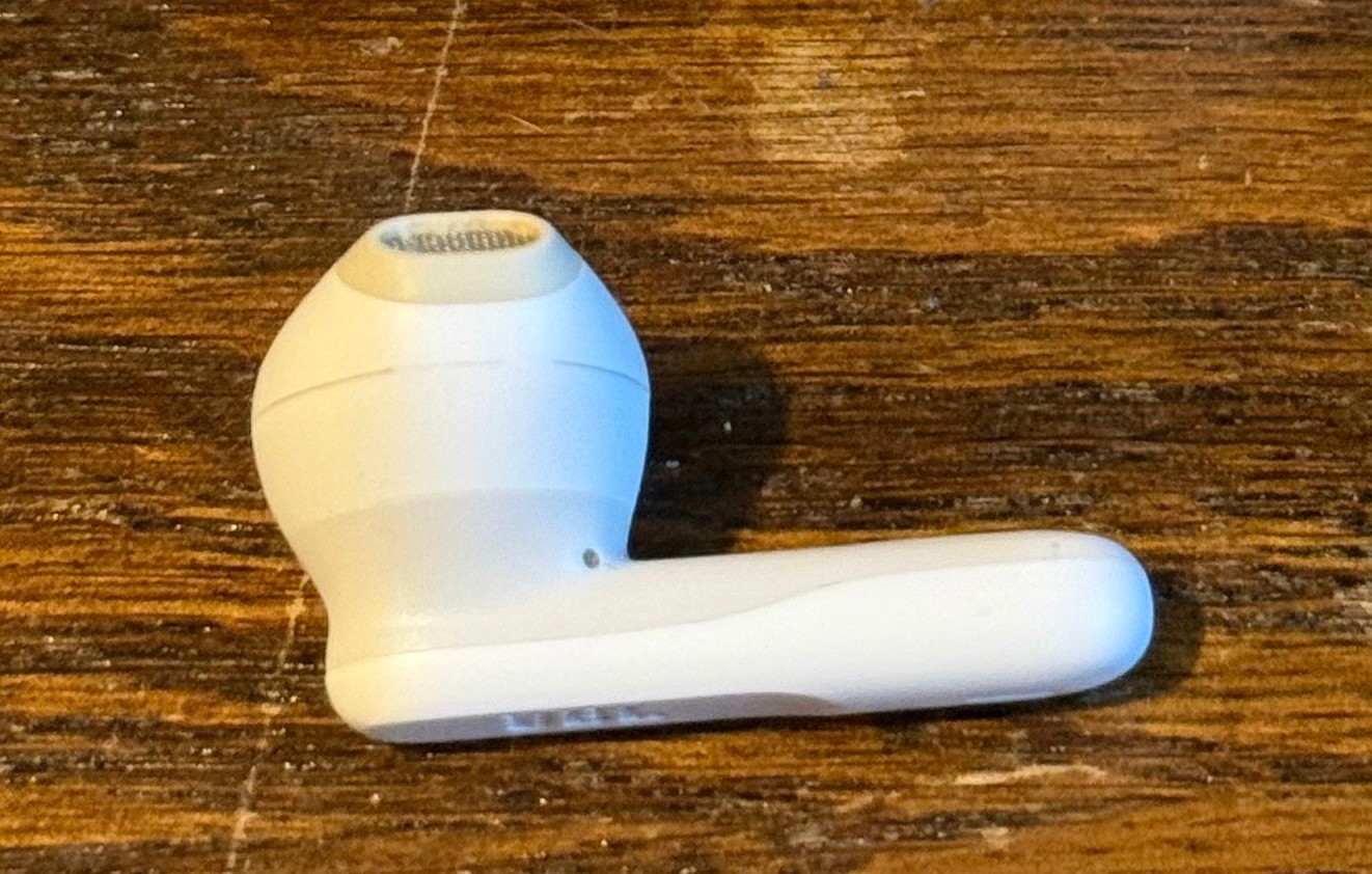 JBL Vibe Beam True Wireless In-Ear Headphones – White (JBLVBEAMWHTAM) – READ