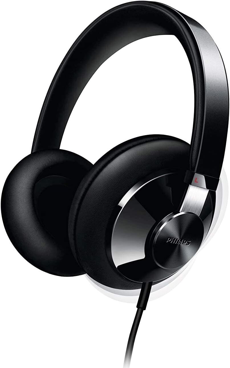 Philips SHP6000 Stereo Over The Ear Noise Cancelling Headphones – Black