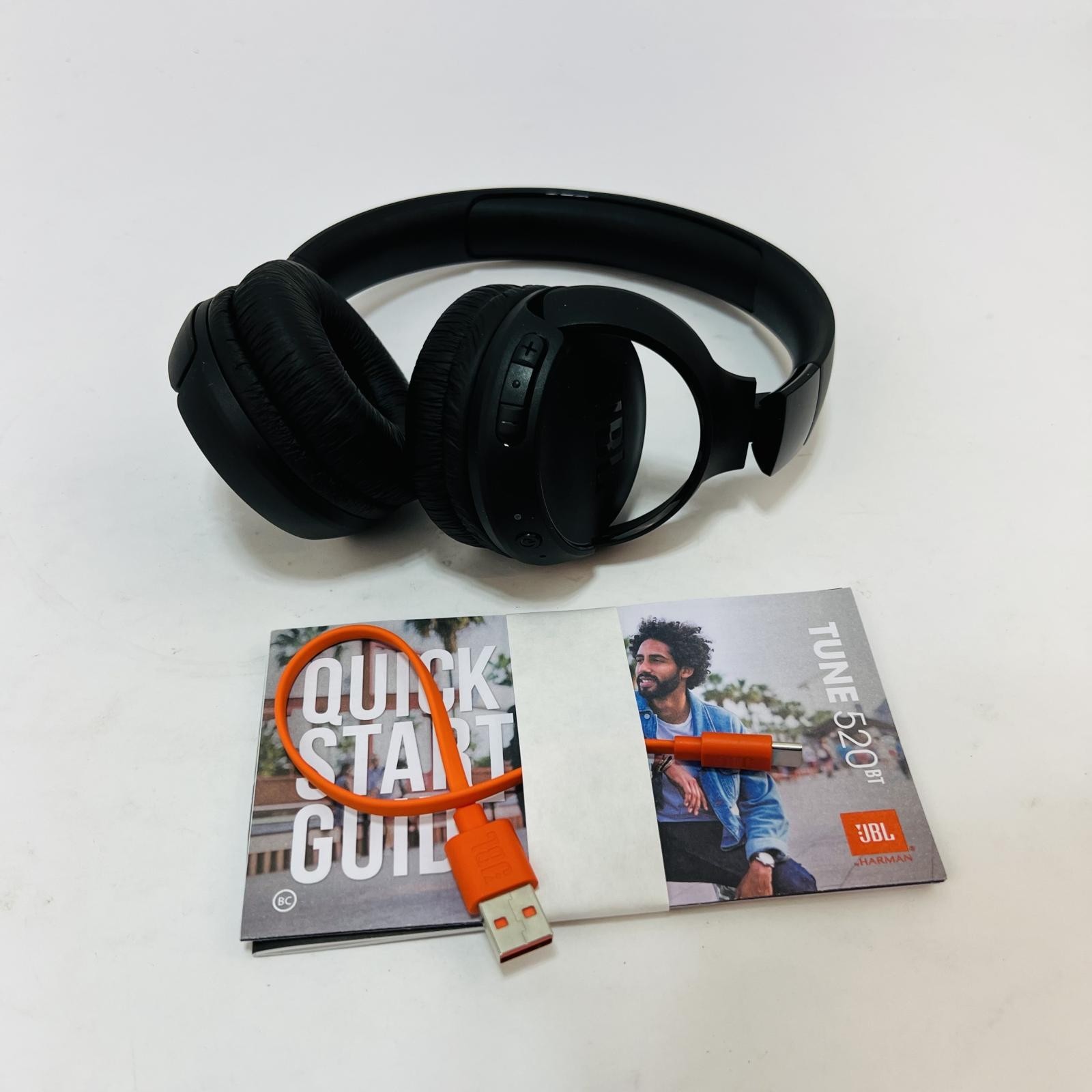 JBL TUNE 520BT Wireless Headphones – Bluetooth, 57H Battery, Pure Bass, Black