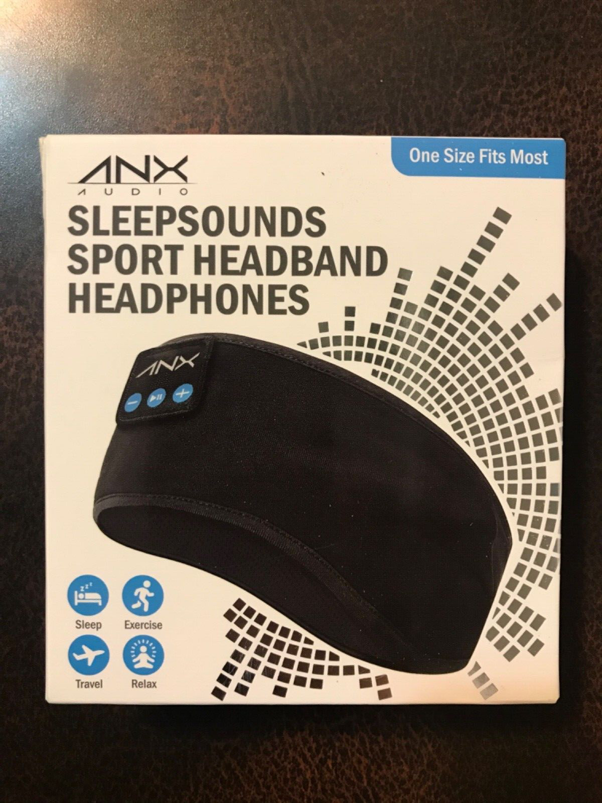 ANX Sleepsounds Sport Headband Headphones Wireless One Size Fits Most