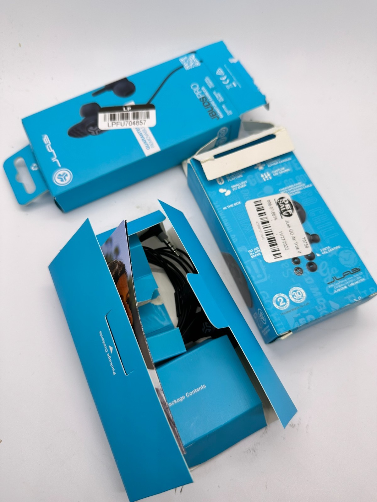 2x JLab – GO Air + JBUDS PRO 20 Hours Playtime True Wireless In-Ear Headphones