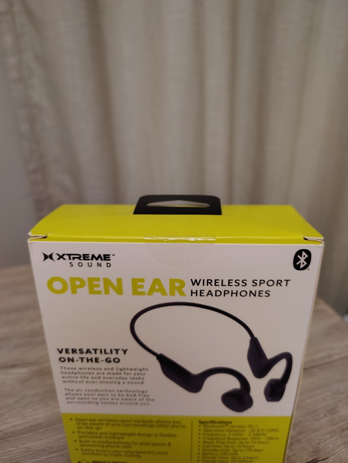 Xtreme Sound Open Ear Wireless Sport Headphones Bluetooth, Sweat Resistant