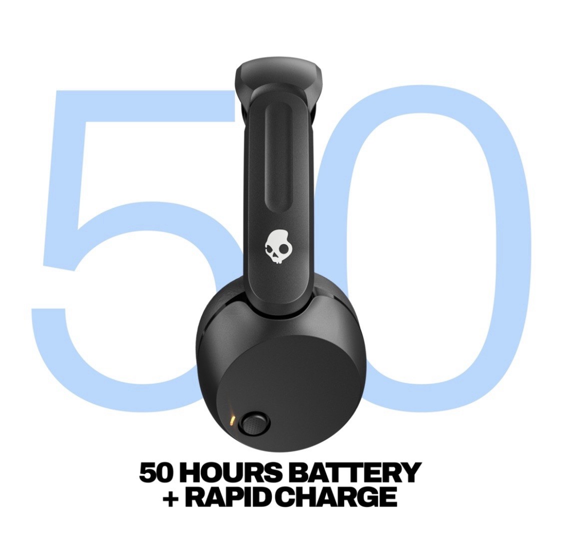Skullcandy Icon 180 Wireless Headphones Black Sweat & Water Resistant Multipoint