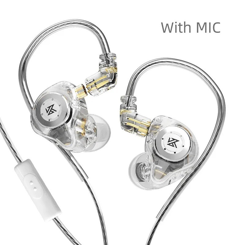 Kz Edx Pro Earphones Dynamic in Ear Monitor Hifi Wired Headphones Bass Stereo Ga
