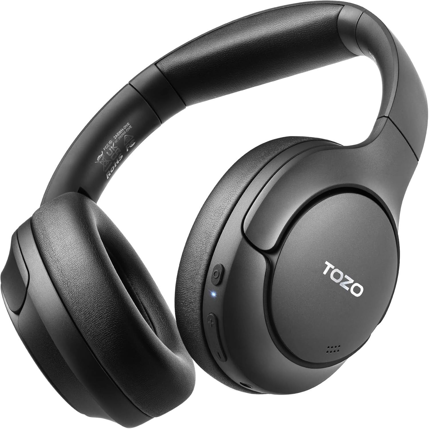 Hybrid Active Noise Cancelling Headphones, Wireless over Ear Bluetooth Headset,