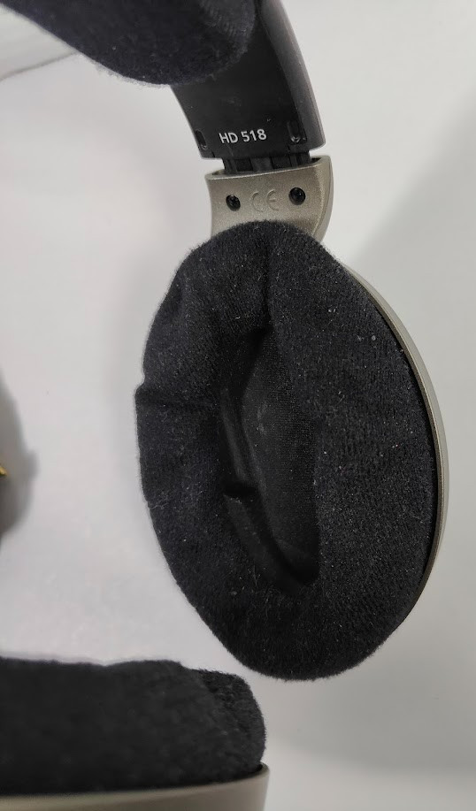 Sennheiser HD 518 Headphones Tested Working W/ 3.5mm Cord