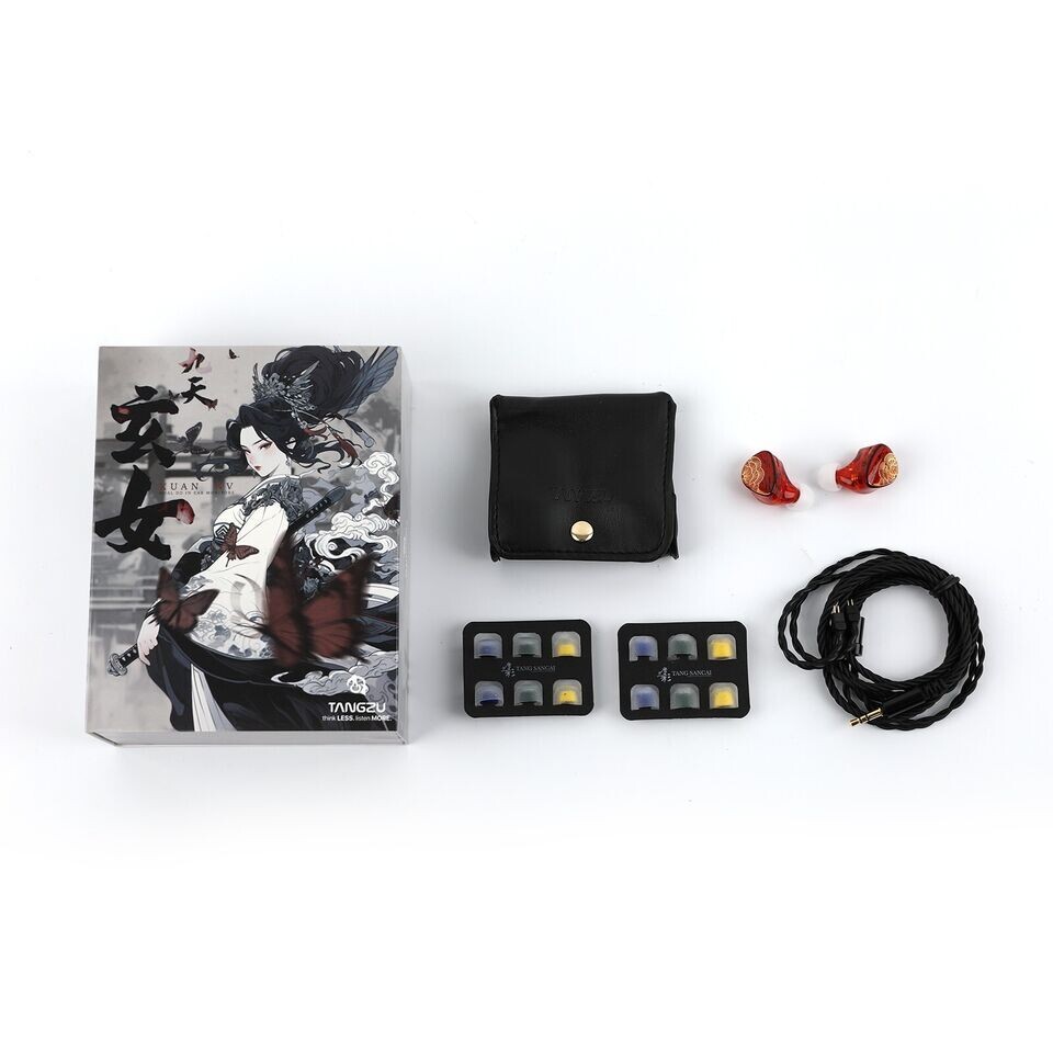 TANGZU XuanNv In-Ear Earphones 2 Dynamic Driver IEMS Hifi Stereo wired Earbuds
