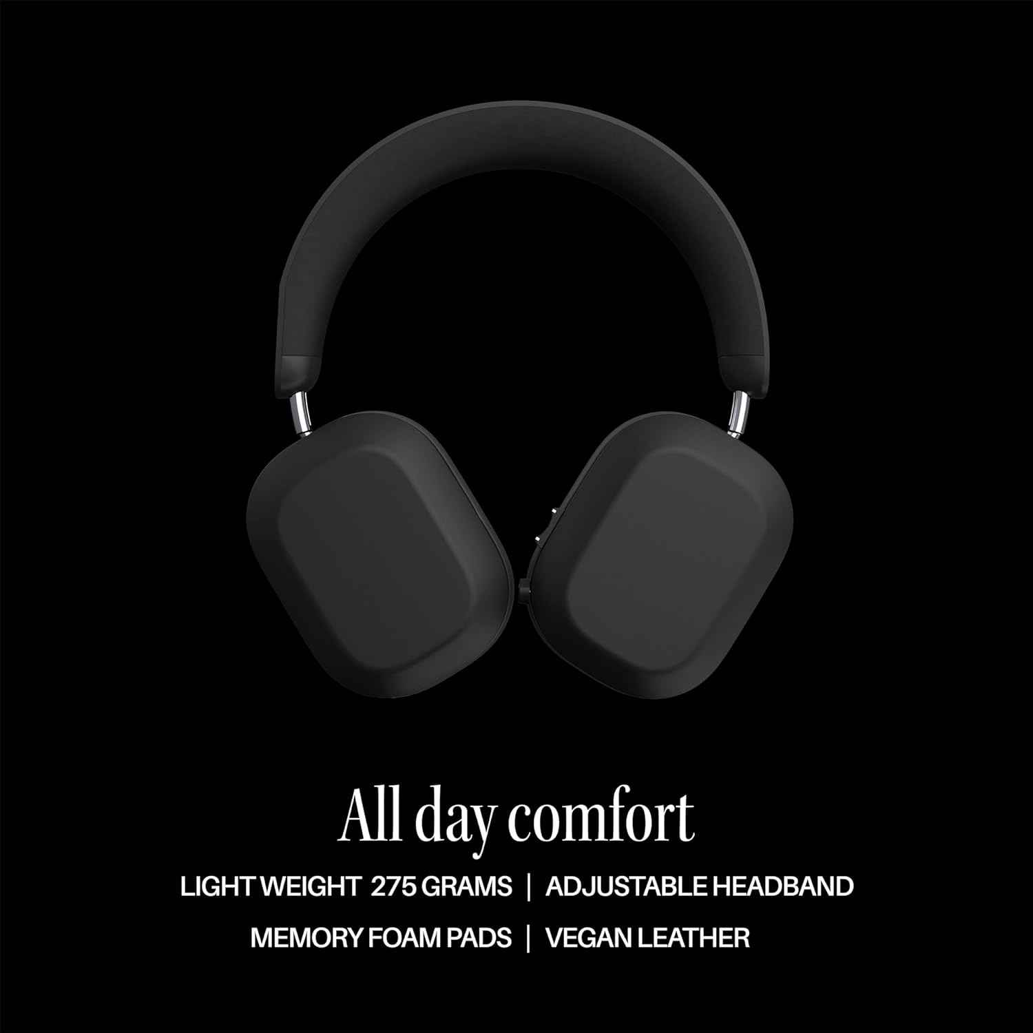 Defunc Mondo Over-Ears Wireless Headphones with Optional Cable – 45H of Active P