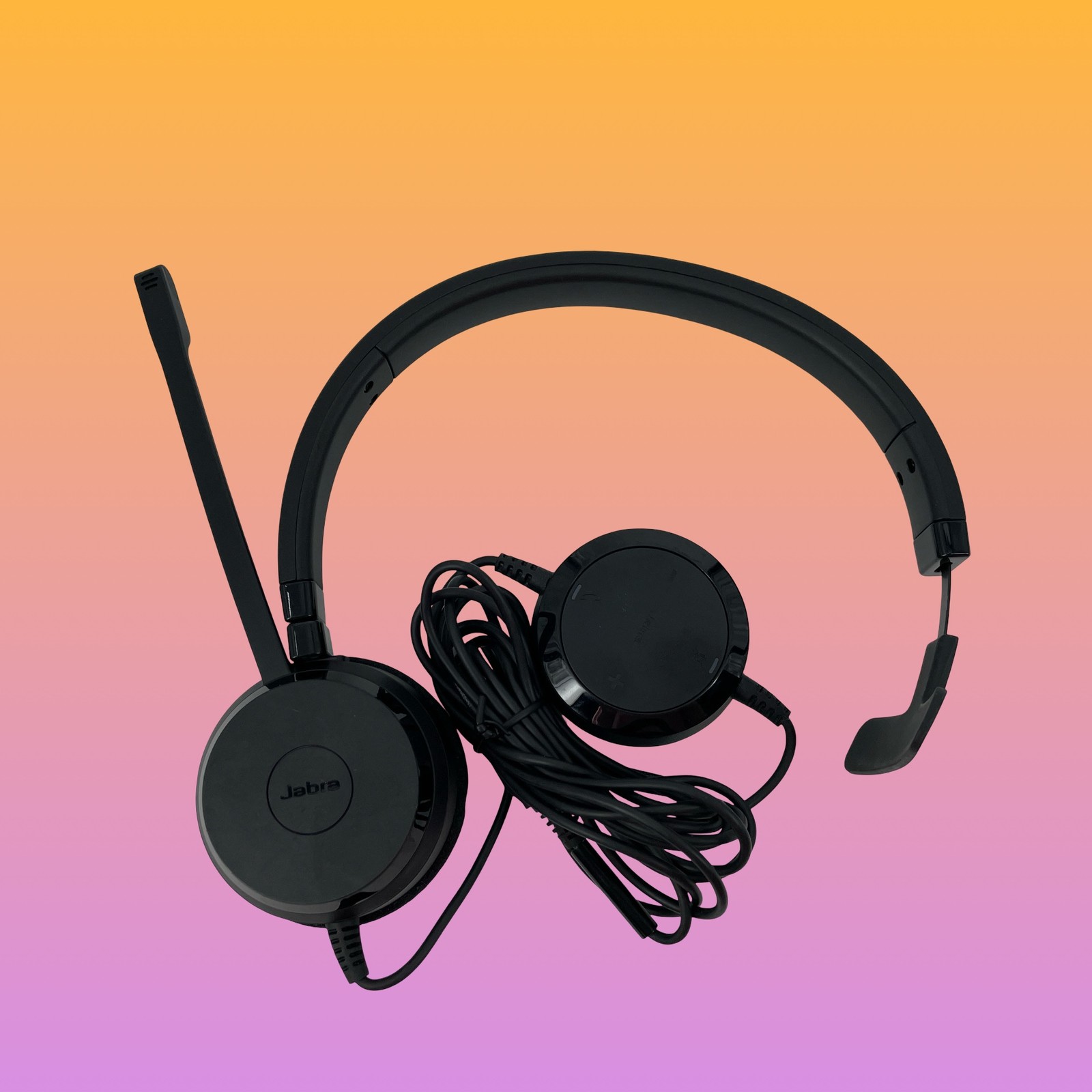 Lot of 6 Jabra GN Evolve 20 SE HSC016 Mono Over-ear USB WIred Headset #UL6540