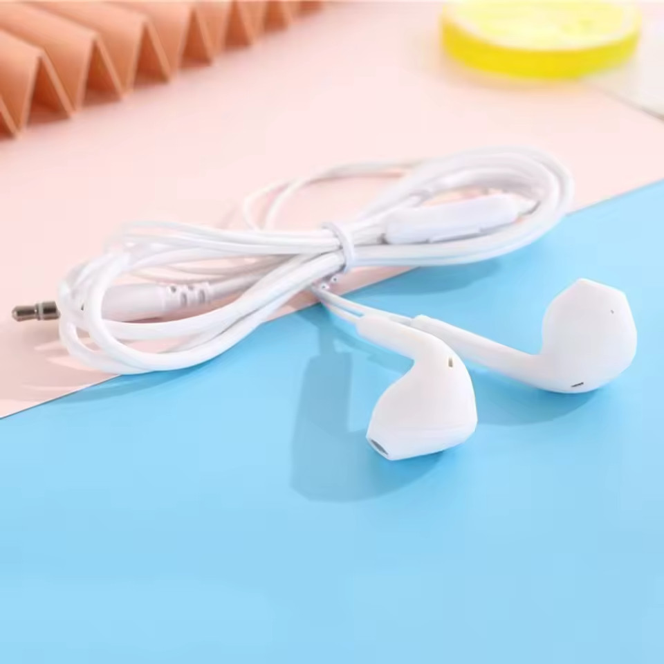 Headphones Wired Earphone White Headphones Earbuds 3.5mm Jack for Android iOS US