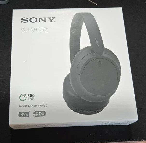 Sony WH-CH720N Wireless Over-Ear Headphones – Black