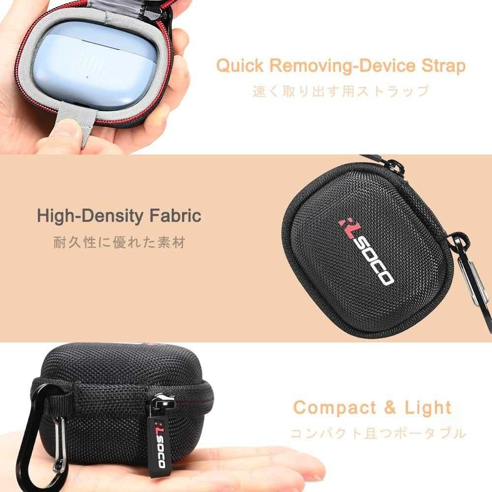 Carrying Case for JBL Vibe Beam/Vibe Beam 2/Tune 230NC TWS/Vibe 200TWS/Tune 130N